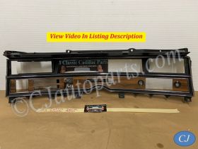 OEM 1971 1972 1973 Cadillac Deville Eldorado Calais LEFT DASH INSTRUMENT CLUSTER SPEEDOMETER RADIO BEZEL WOODGRAIN TRIM #1496235